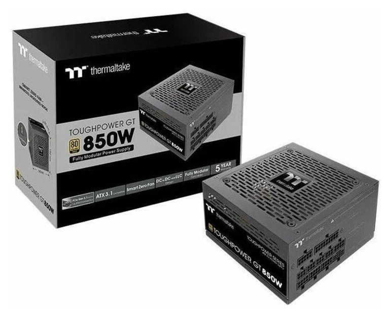 Thermaltake Toughpower GT 850W 80 PLUS Gold Certified Power Supply
