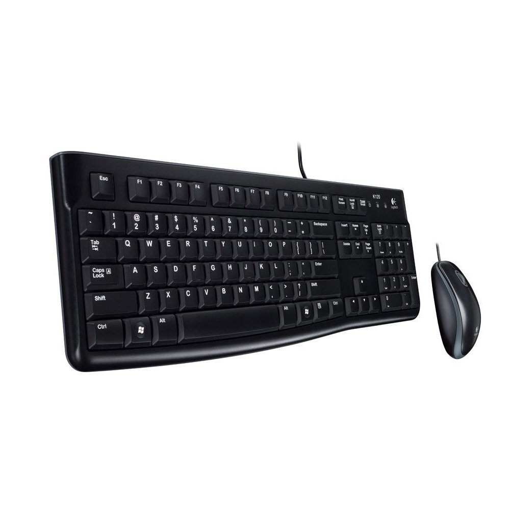 Logitech MK120 Wired Desktop USB Keyboard and Mouse