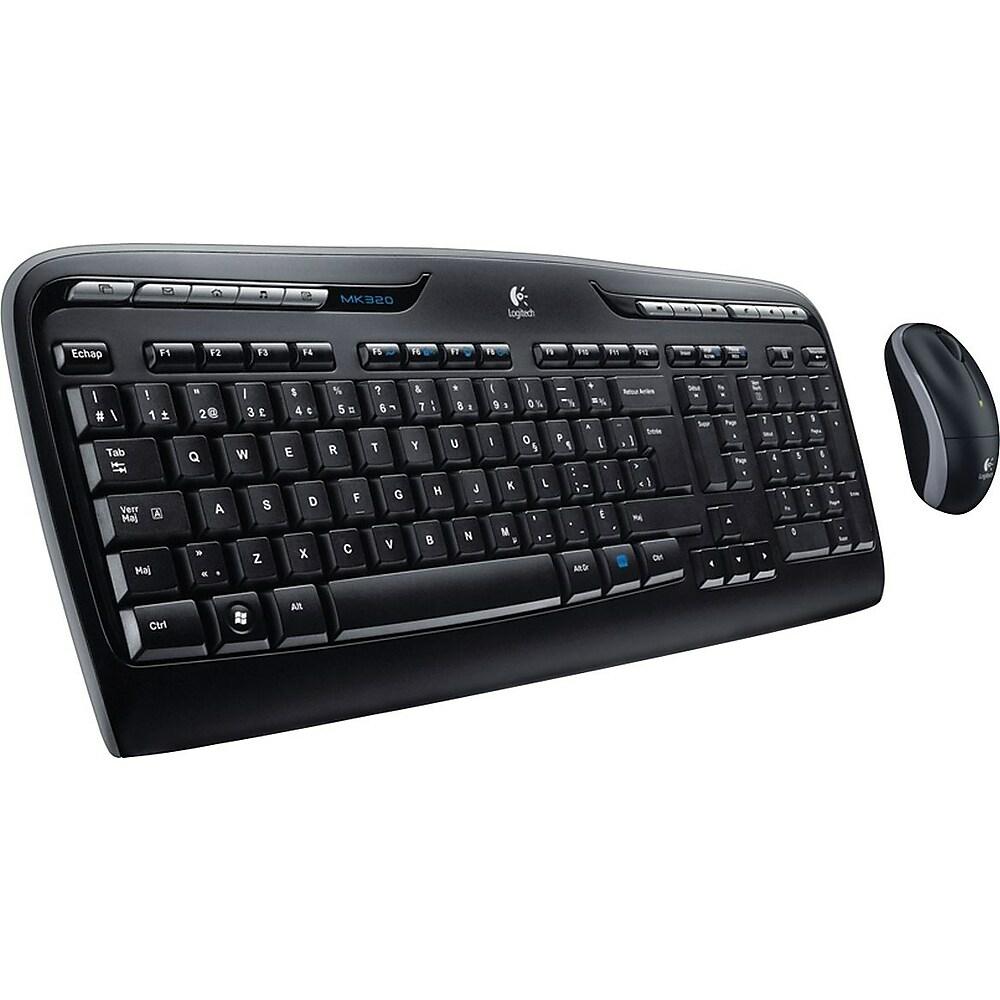 Logitech MK320 Wireless Desktop Keyboard and Mouse