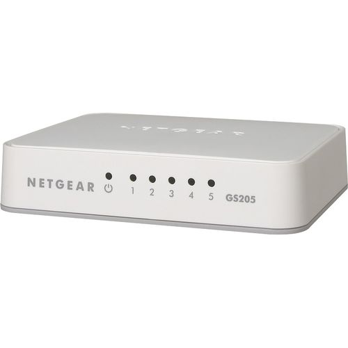 Netgear 5-Port Gigabit Unmanaged Switch, GS205