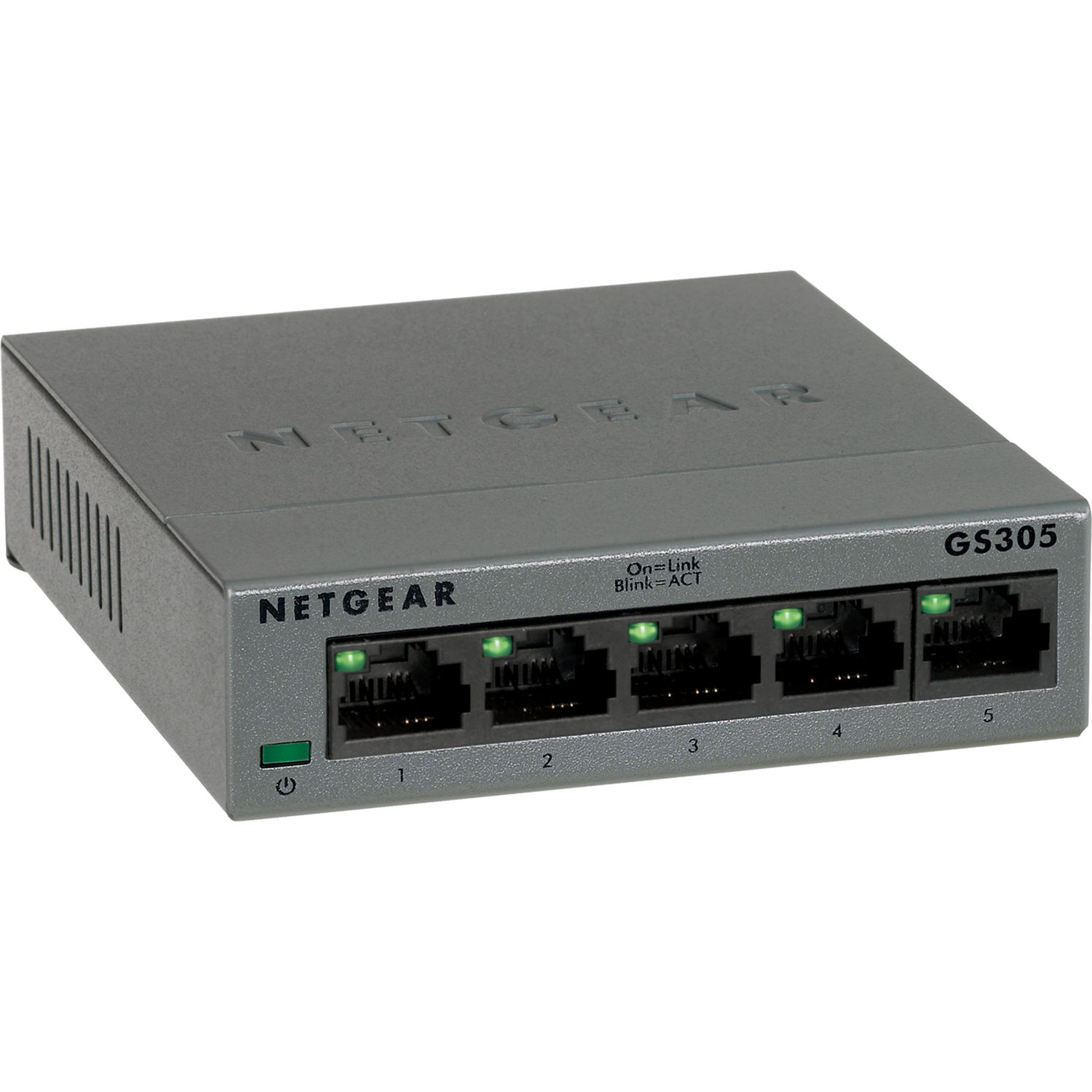 Netgear 5-Port Gigabit Unmanaged Switch, GS305